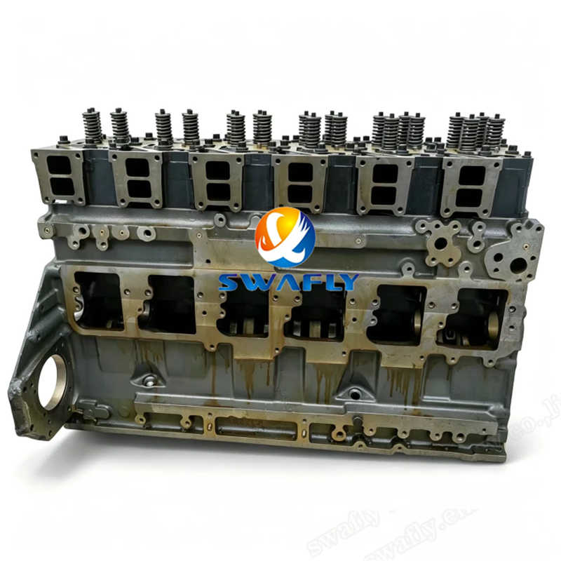 Ολοκαίνουργιο Συγκρότημα κινητήρα Komatsu SAA6D125E-2 Long Block για εκσκαφέα PC400 PC450